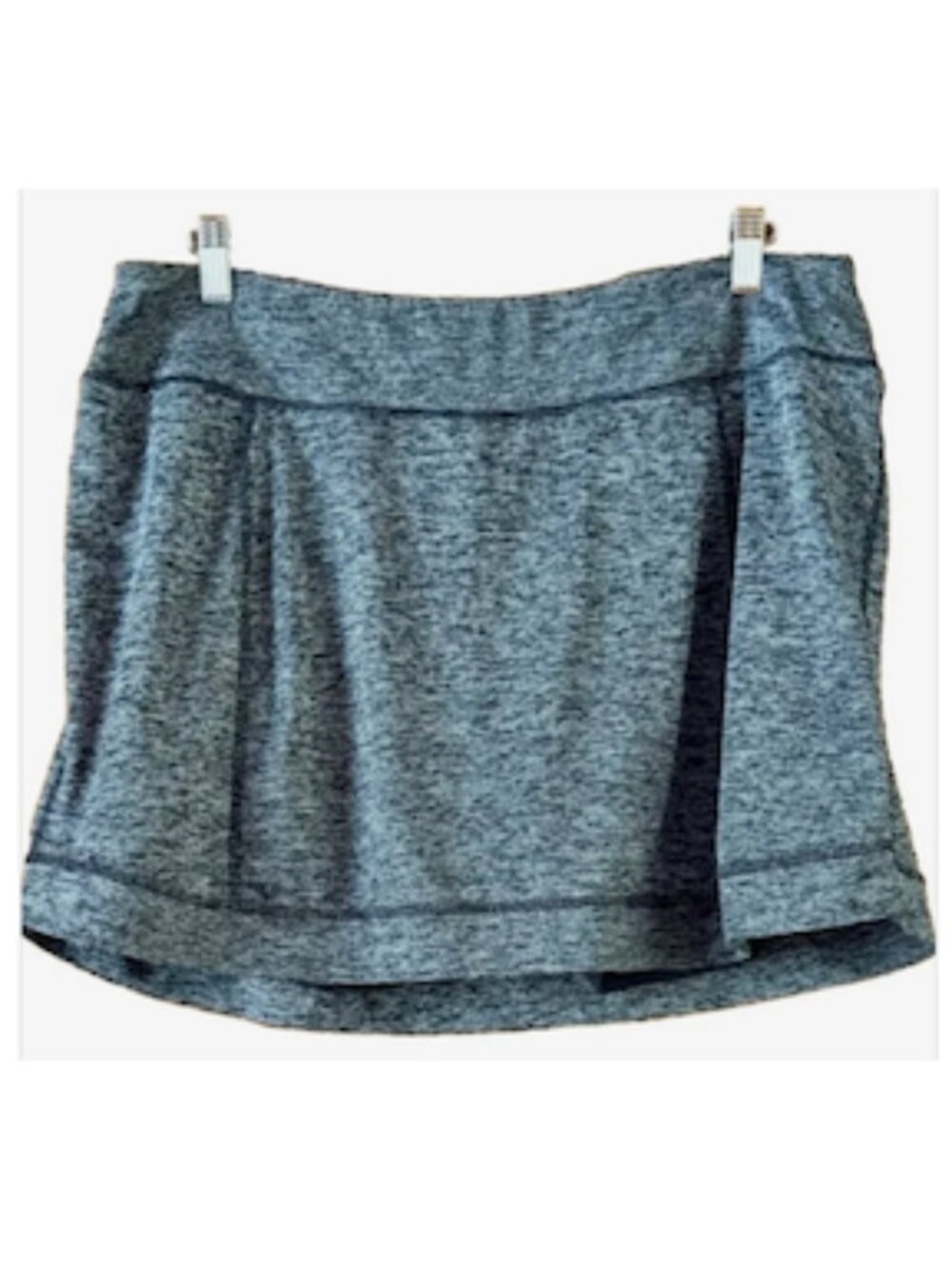 Tek Gear DryTek Heather Gray Skort Running‎ Tennis Pickleball Skirt 1X NWOT